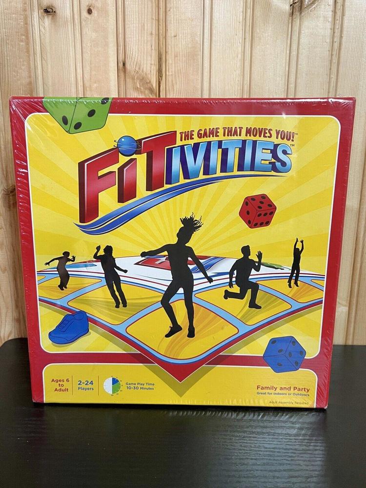 FiTivities "The Game That Moves You!" Family Party Board Game Brand NEW Sealed
